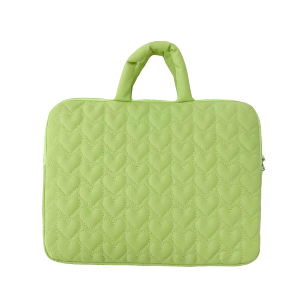Loving Tablet Bag Anti-fall Large Capacity Notebook Computer Case Plush Lining Shockproof Laptop Sleeve for 11/13inch Office