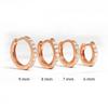 1 Set   Metal Circle Drop Small Earrings For Women Trend Pendant Piercing Earrings Set Jewelry Gift