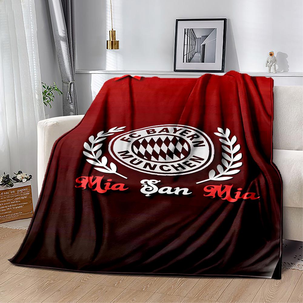 Bayern Munich Blanket Comfortable Suitable for Couch Sofa Seaside Four Seasons Universal Modern Ideal Gift For Birthday Valentine'S Day