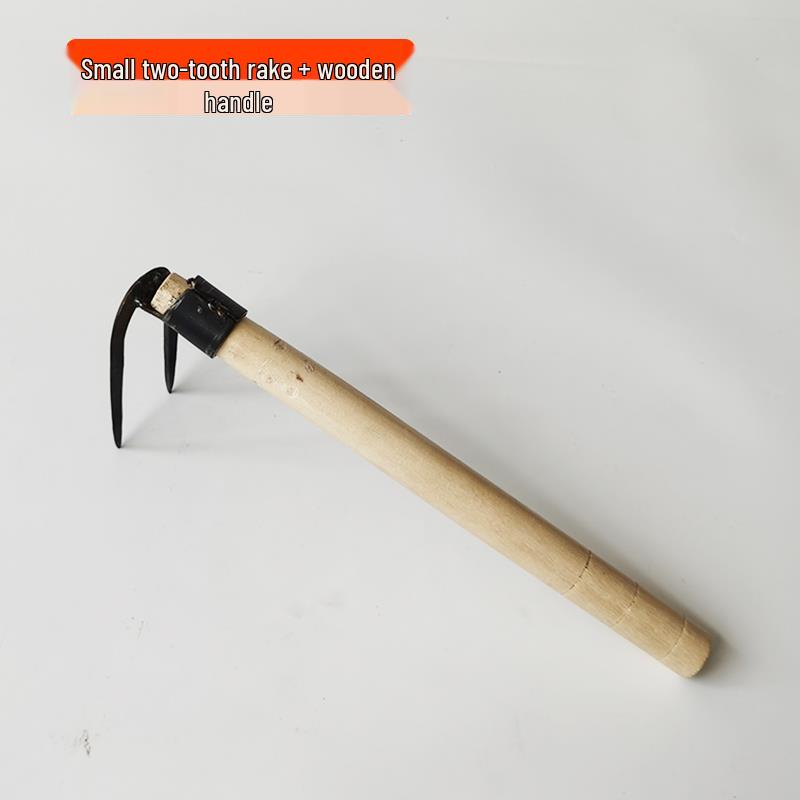 Forged Steel Three-Tine/Four-Tine Garden Rake for Loosening and Turning Soil