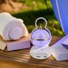 Mini Bluetooth Speaker with Seven-Color Ambient Light for Camping & Home