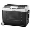 Réfrigérateur de voiture, CC 12/24 V CA 100-240 V Compresseur Refroidisseur Électrique, -20°C à 20°C Réfrigérateur de Camion avec Contrôle APP, Roues & Double Zone, 45L Voitures