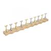 Nail Display Stand Manicure Tool Wave Edge Wooden Base Magnetic Nail Practice Stand with 10pcs Stands