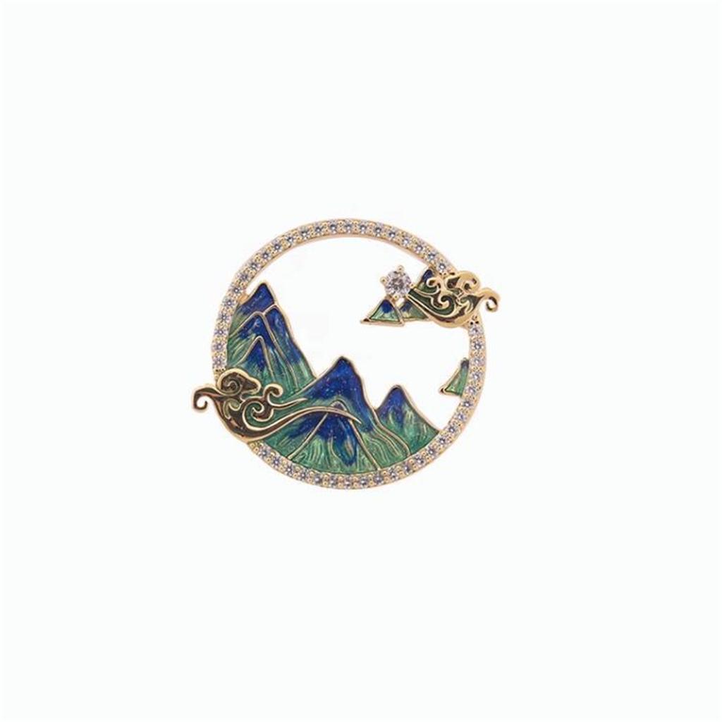 1Pc Creative Chinese Style Brooch Pin Retro Charm Jewelry Accessories Symbolize Peace Party Cheongsam Bag Decoration Gift 2026