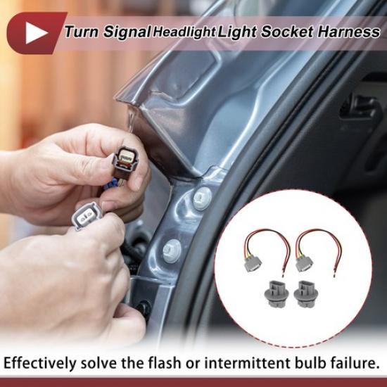 Headlight Turn Signal Light Socket Wiring for Toyota 4Runner 03-06 No.9007560060