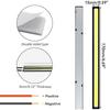 10PCS Universal Waterproof DRL LED Strip Light Bar COB Daytime Running Fog Lamp White Car Styling