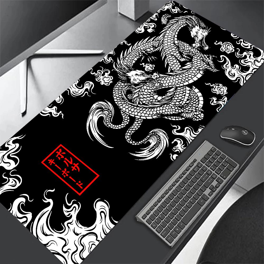 Japanese Dragon Mat Mousepad Gamer Office Mat Mouse Pad Gaming Room Accessories Desk Art Keyboard Mats 1200x600 Mausepad Company