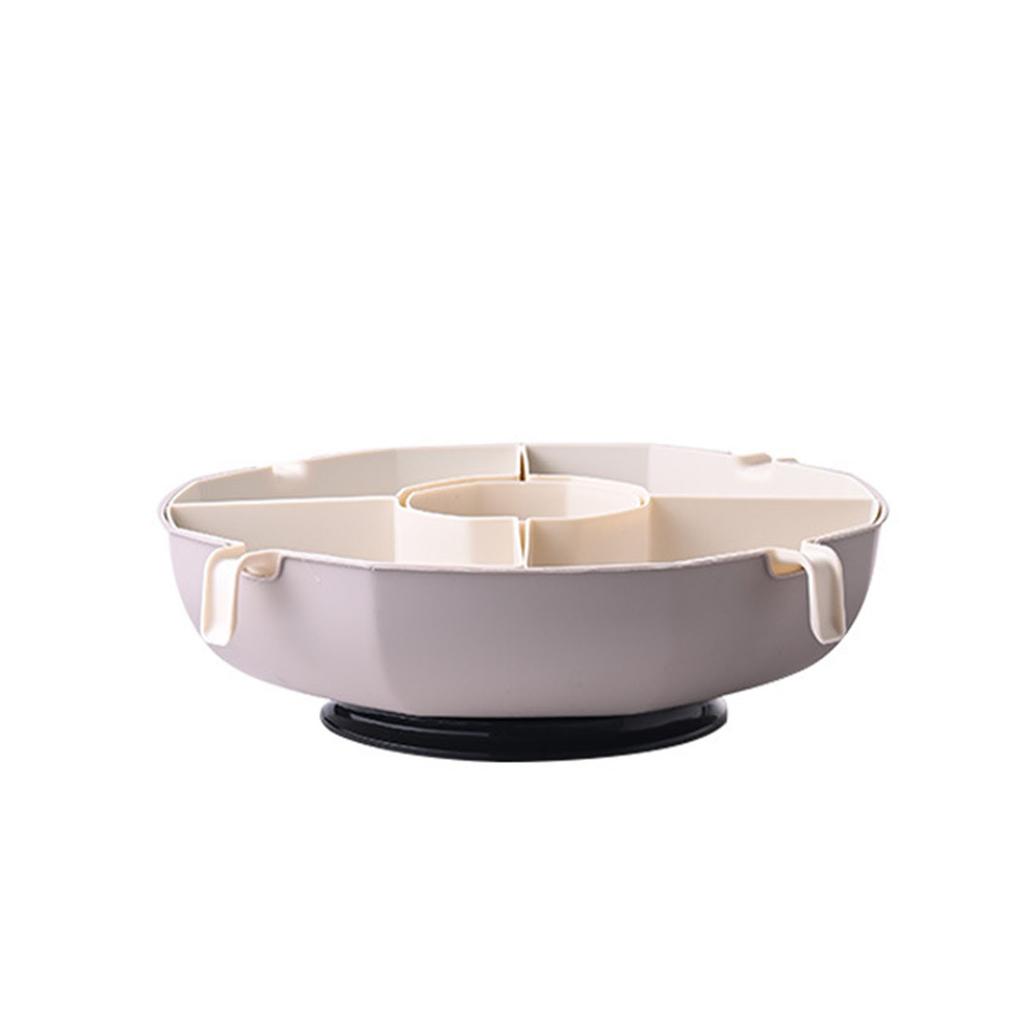 Double Layers Hot Pot Drain Basket Large Capacity Vegetable Container For Home