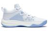 Li Ning Light Speed 1.0 Textile, TPU Low top Basketball Shoes Men's White Blue ABAS041-4