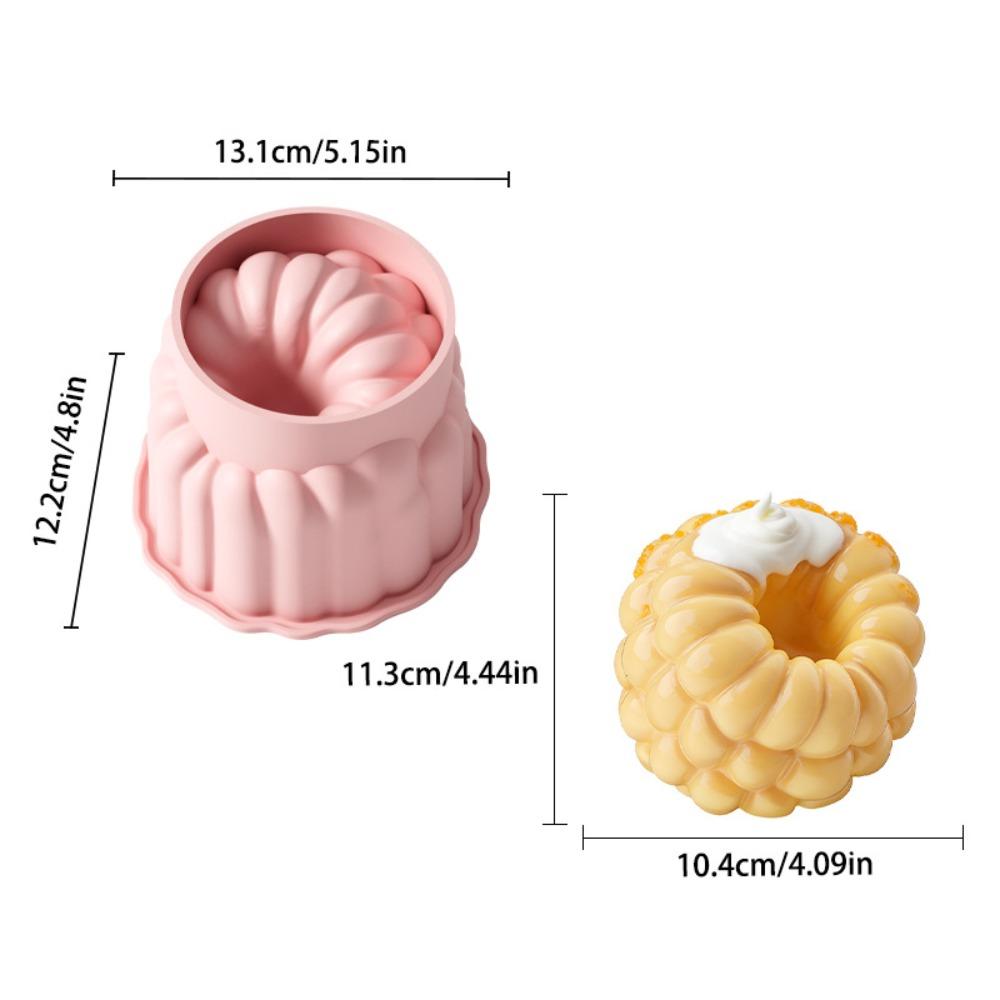 Food-Grade Silicone Raspberry Mousse Mold Heat-Resistant French Pastry Baking Mold  Kitchen Use