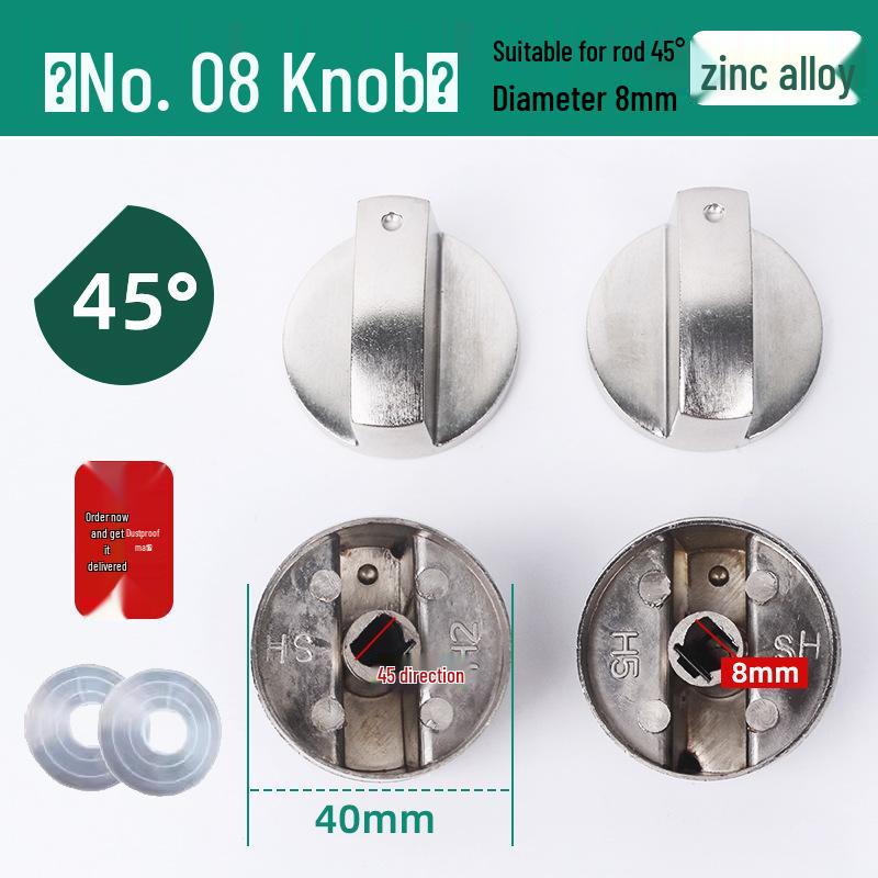 Universal Metal Ignition Knob for Gas, Coal, and Liquefied Gas Tabletop Stoves