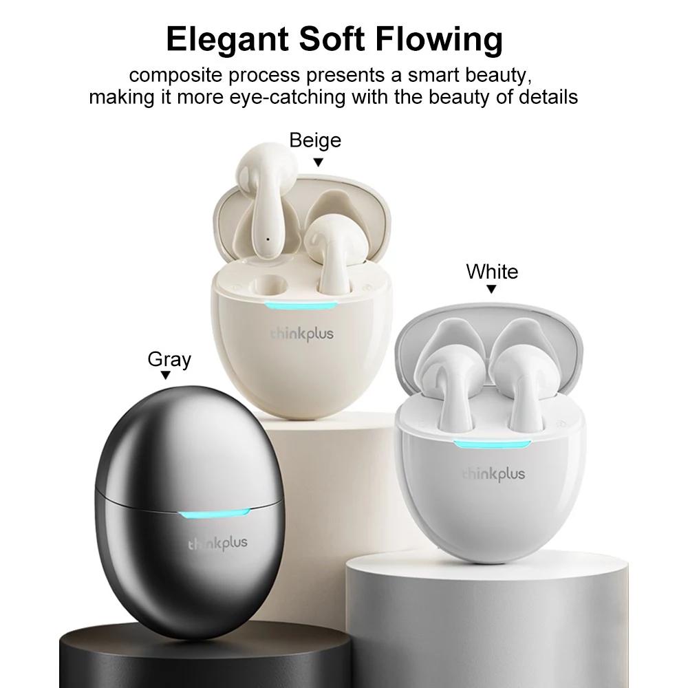 Lenovo LP48 Wireless Earbuds with Mic Noise-Canceling Bluetooth 5.4 Technology Smart Noise-Canceling Headphones