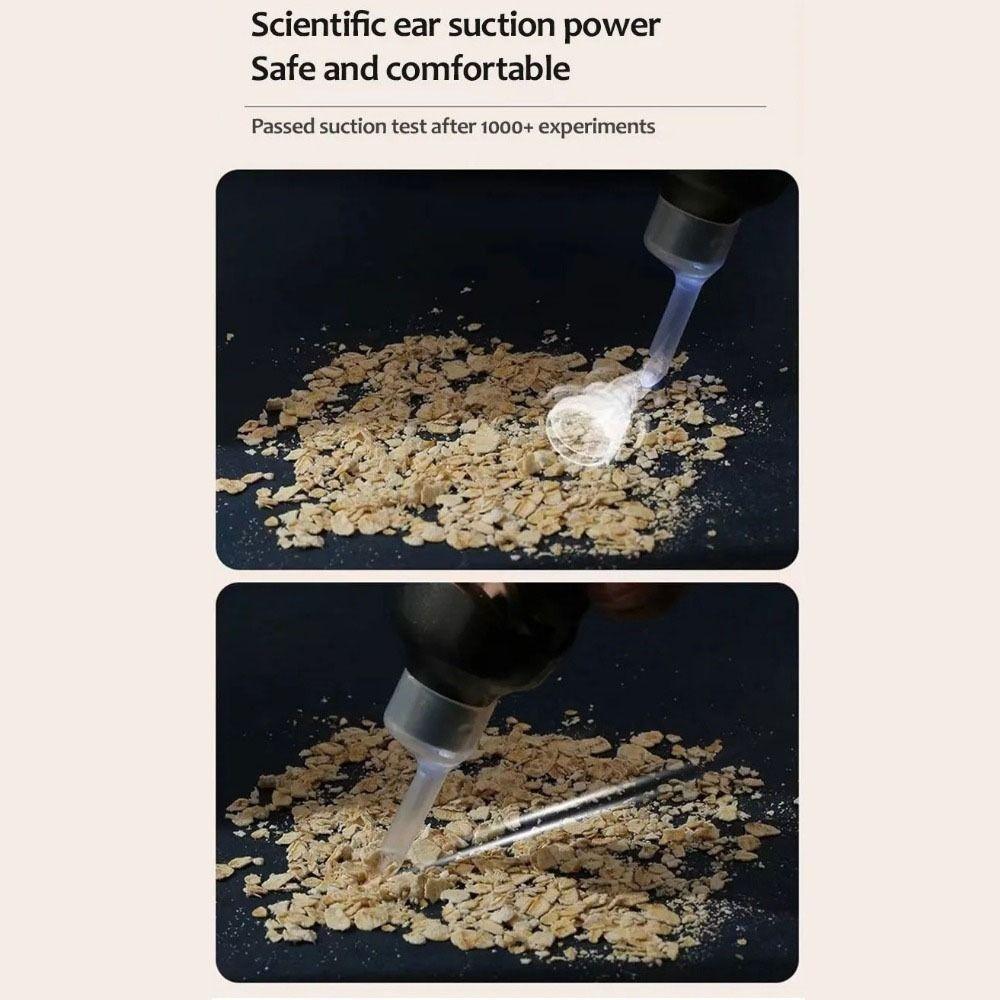 Safe Vibration Electric Ear Pick Soft Ear Spoon Head Ear Cleaner Remover for Home