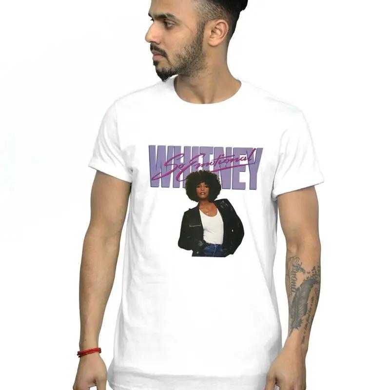 Whitney Houston Men s So Emotional Album Cover T-Shirt S