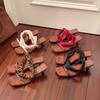 Gentle Open-toed Slippers for Women's Summer Wear, Kitten Heel, Not Tired Feet, Beautiful High-heeled Sandals