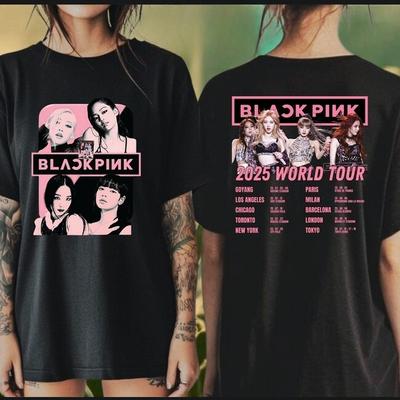 2026 Blackpink Shirt, Born Pink Shirt, Kpop Fan Shirt, Kpop Merch Shirt, Blackpink Welttournee Shirt, Black Pink T-Shirt