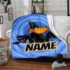 Warner (15) Personalized Name Blanket Throw Personalized Blanket Soft Warm Cozy Versatile for Office Living Room Bedding Chair Four Seasons Universal