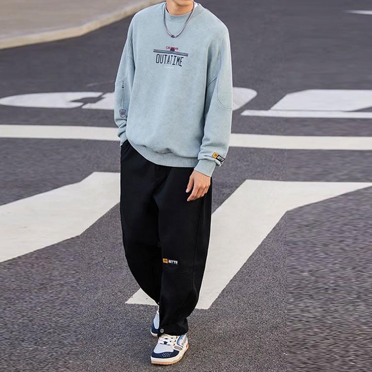 Men's Sweatshirt Li-Ning Li Ning Sports Trendy Collection Sweatshirt Unisex Blue