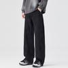 Spring American high street wide-leg dirty pants men's trendy brand loose straight casual pants men's tooling trend