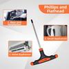 T-Shape Hex Key Wrench Set With Ball Head And Cross Slotted Screwdriver, Non-Slip Handle Chromium Vanadium Steel