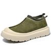 Unisex Winter Couple Snow Boots: Fashionable Thick Sole Lace-Up Casual Shoes with Plus Velvet for Women