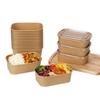 Kraft Paper Disposable Meal Containers