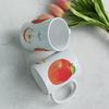 Cg948-Design Tasse 2er-Set-Feng Shui Roter Apfel