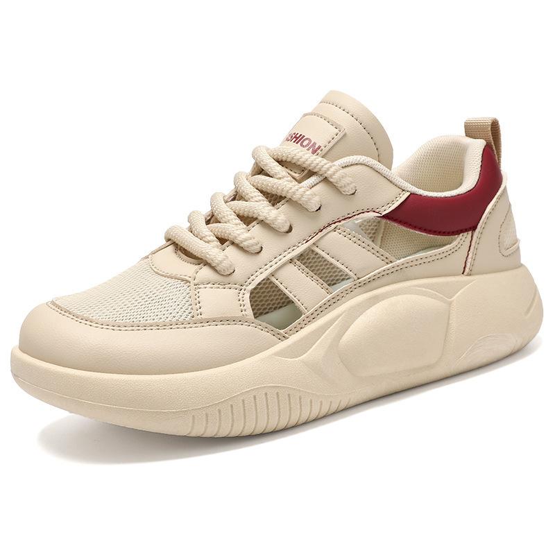 

2025 дизайнер Douyin Интернет знаменитость сущность высокое качество полая дышащая рамка обувь летние виды спорта на открытом воздухе беговые кроссовки 42