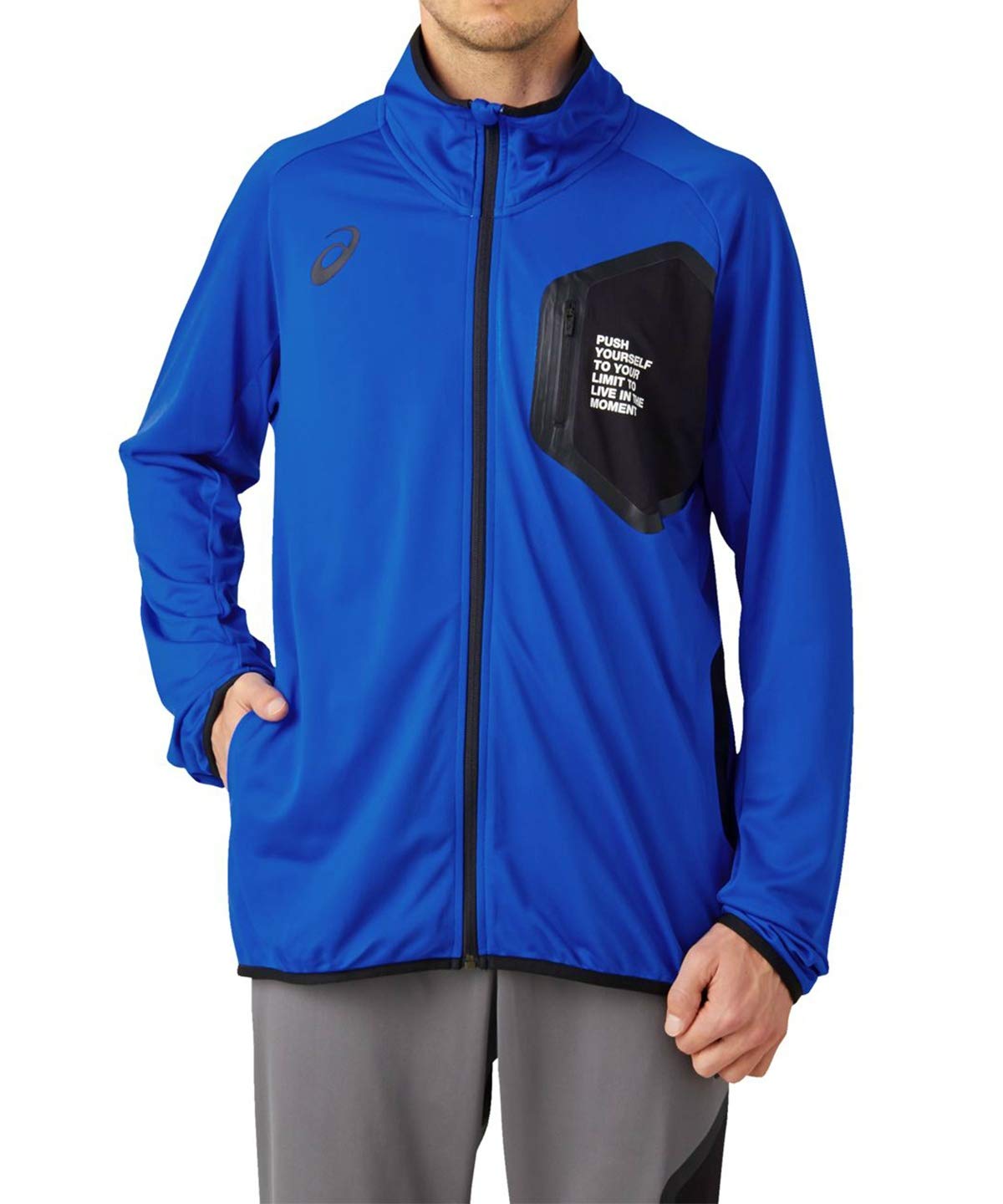 

Тренировочная одежда LIMO Стрейч трикотажная куртка 2031A658 Иллюзионный синий Япония L к японскому размеру [Asics] Мужская (эквивалент L)