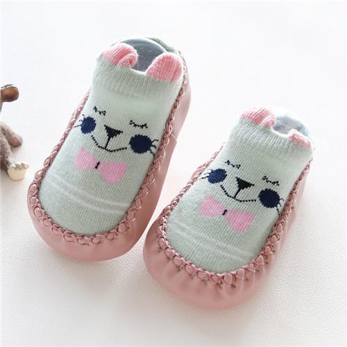 Newborn Baby Socks With Rubber Soles Infant Baby Girls Boys Autumn Spring Children Floor Socks Shoes Anti Slip Soft Sole Sock