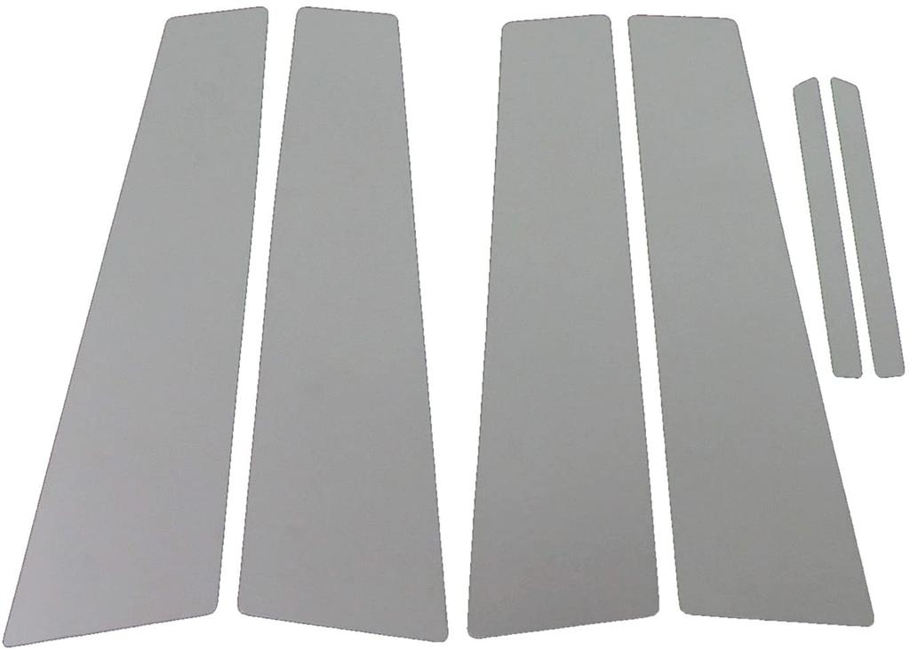 BRIGHTZ Stainless Steel Plated Pillar Panels for Mark X No Visor Required Compatible with GRX Mark and Mark X Ultra-Mirror (6-Piece Set) (130, 133,