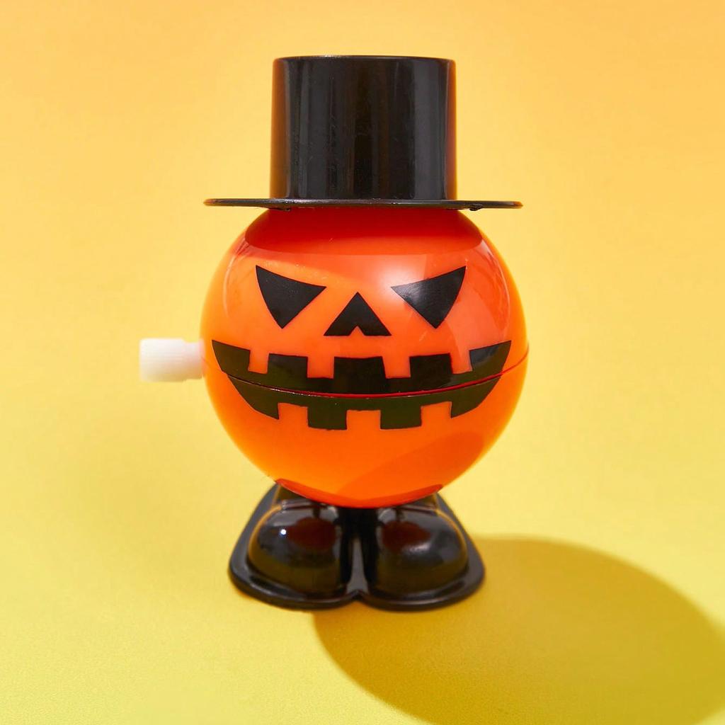 1pc - Pumpkin Clockwork Toy - Pet Interactive Toys&Halloween Decorations,Jumping/Walking Toys For Party Favors