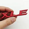 3D Metal Badge Car Letters Rear Trunk Logo XLE Sticker Emblem for Toyota Highlander Corolla Sienna Camry RAV4 XLE Accessories