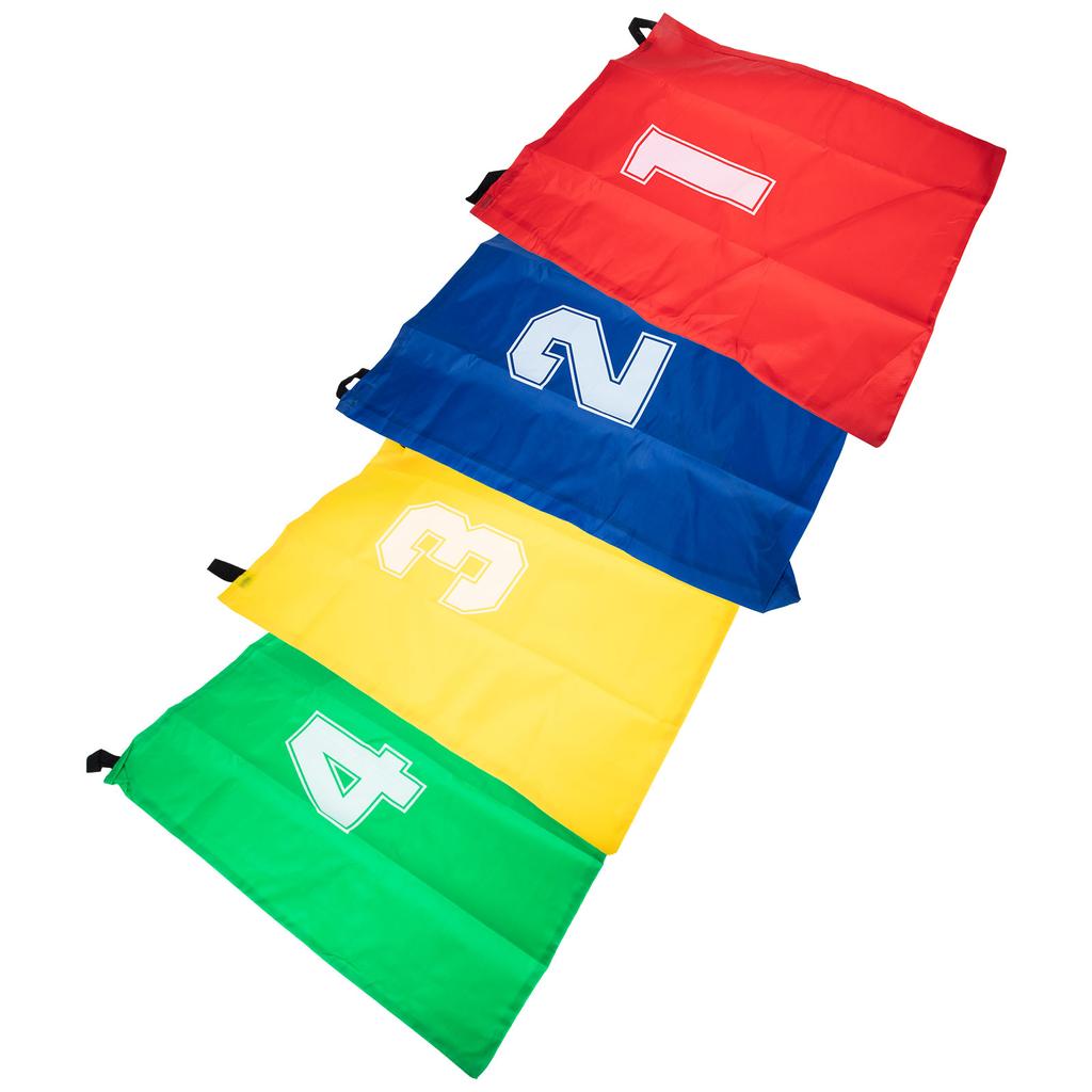4 Pcs Jumping Bag Interactive Game Prop Large Kids Toy Sack Race Bags Canvas Carnival