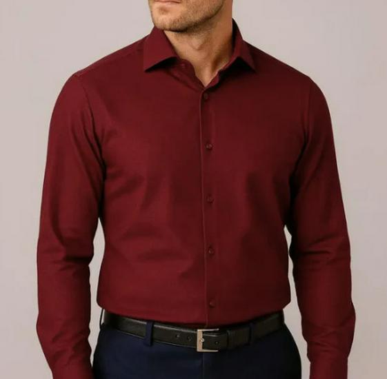 Camisa de Negocios de Manga Larga para Hombre sin Planchar - Antiarrugas y Ropa Casual de Verano