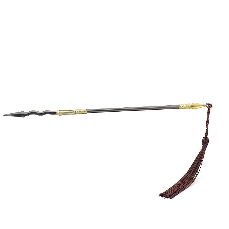 

[Nekogamiyama] Suikoden: Heroic General Lin Chong s Snake Spear, 22cm Long / Miniature Figure, Collectible, Interior Decor