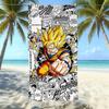 Animation Beach Towels Thickened Microfiber Quick-Drying Bath Towels Outdoor Travel Towels Can Be