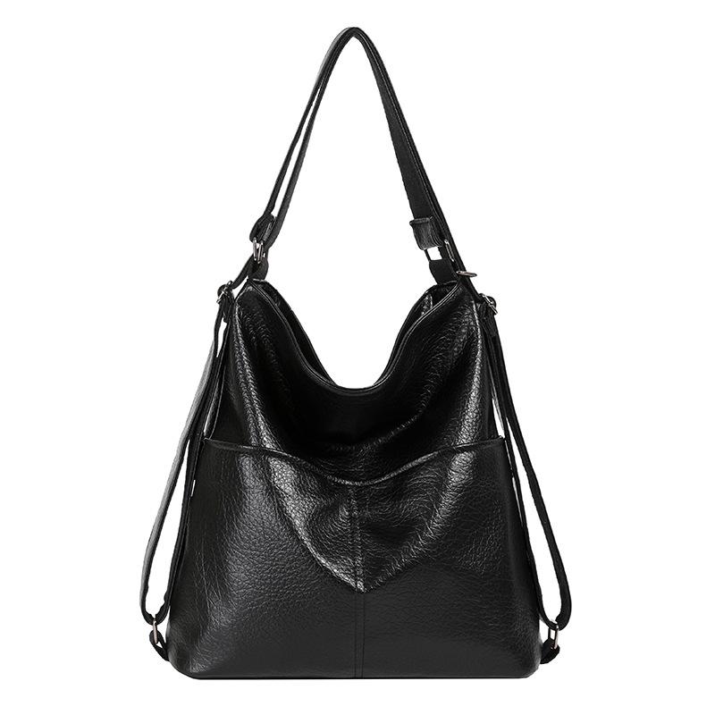 

Tote Bag, Versatile, High-quality, Large-capacity Commuter Backpack, Autumn and Winter Outing Single-shoulder Bag чорний