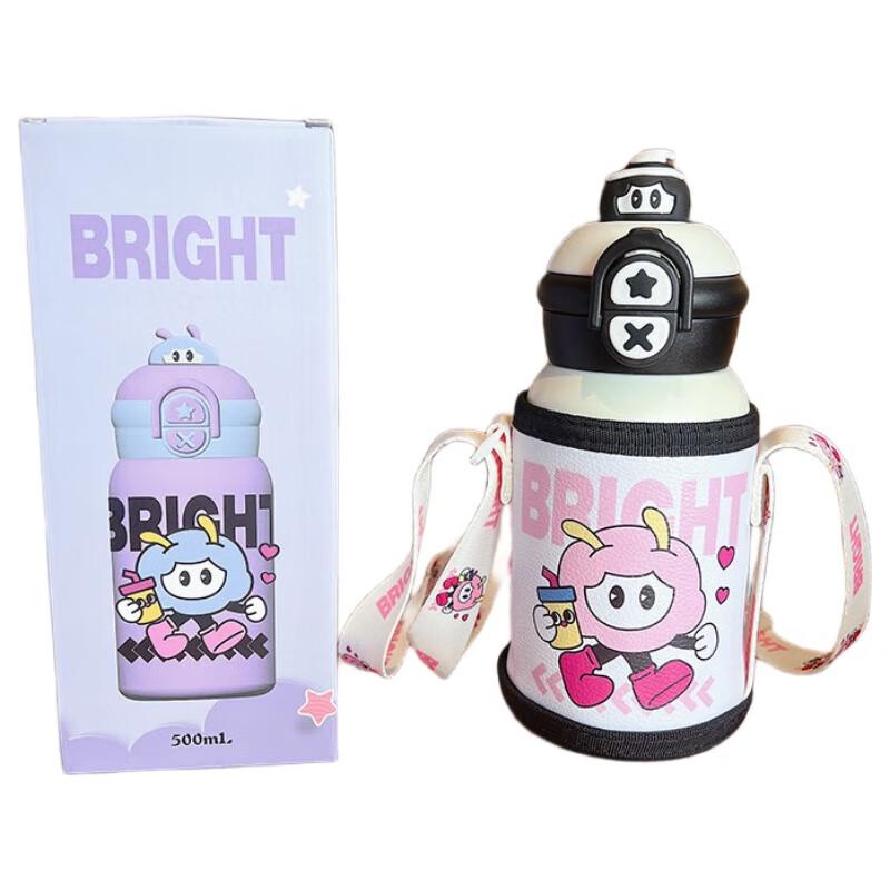 Little Moon Cartoon 316 Stainless Steel Kids  Insulated Water Bottle