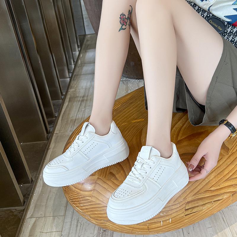 Mada Mada Platforma Moteriški Laisvalaikio Batai Sportiniai Kedai Ruduo Lauko Kvėpuojantys Lengvi Balti Bėgimo Batai Moterims Balti Batai