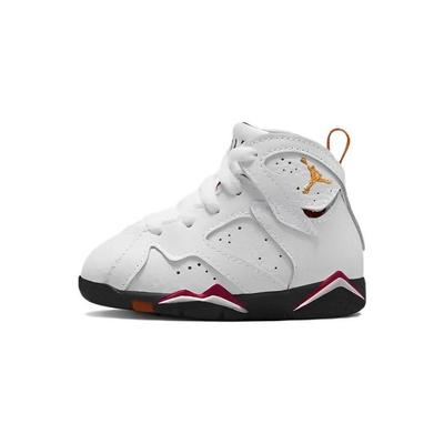 Air 7 Retro TD Cardinal 2022 Baby Sneakers White Black Cardinal-Red DJ2776-106