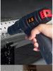 Brushless Lithium Battery Handheld Electric Drill with Stepless Speed Change & Impact Function, Multifunctional Household Screwdriver Tool