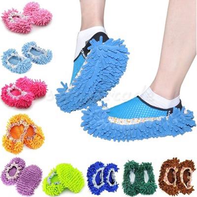 Only 1pcs Dust Floor Cleaning Slippers Shoes Mop House Clean Shoe 1pcs Dust Floor Cleaning Slippers Shoes
