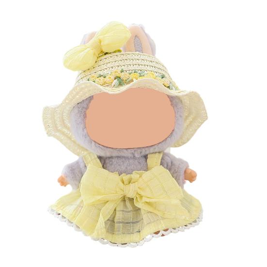 Doll Clothes Set Fashion Hat Skirt Outfit Stylish Accessories Dolls Elegant Display Plush Dolls Outfits