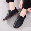 Leather shoes men's summer new versatile business casual shoes beef tendon soft sole non-slip