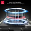 For Vivo X300 Ultra Case XUNDD Crystal Clear Transparent Casing Anti Yellowing PC Phone Cover With Magnetic Ring