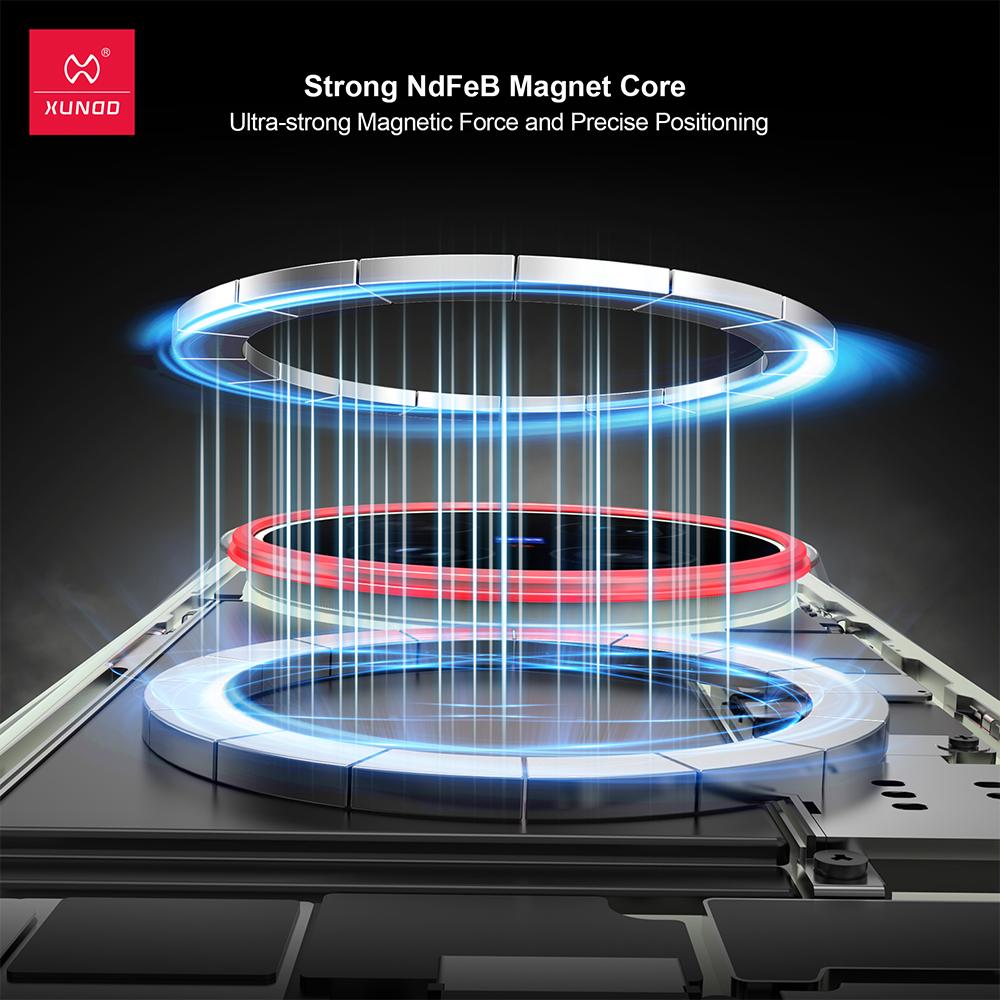 For Vivo X300 Ultra Case XUNDD Crystal Clear Transparent Casing Anti Yellowing PC Phone Cover With Magnetic Ring