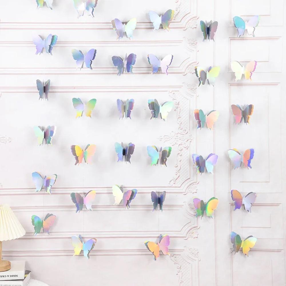 Colorful Butterfly Hanging Garland DIY Party Hanging Decoration  Curtain Backdrop