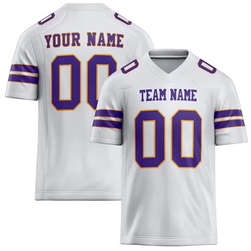 Customized Team Name Number Name Rugby T-shirt Personalized DIY V Neck White Mens Sports T Shirt Loose Quick Dry Team Uniforms
