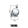 100-750ML Creatività Tazza Teschio in Vetro Vodka-Shot Whisky Vino Bottiglia per Bere Decanter Bicchieri Strumenti da Bar Regali di Halloween
